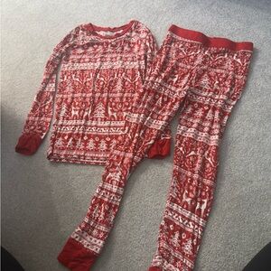 Red Little Sleepies Xmas pajamas